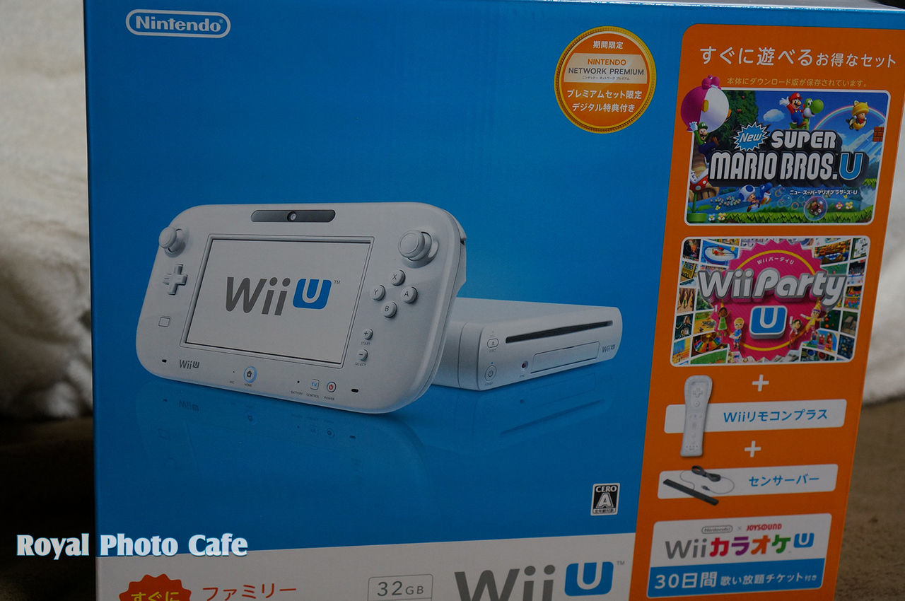 Wii Uすぐに遊べるファミリープレミアムセット買いましたヽ(^o^)丿